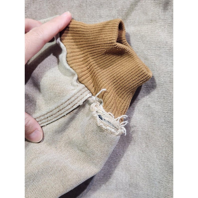 Carhartt J130-211 XLT - Veste de corvée de travail à capuche doublée matelassée marron clair Golden Harvest image 5