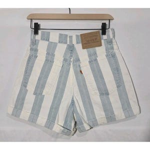 【00s archive】y2k stripe baggy shorts Y2k Striped Shorts - Etsy