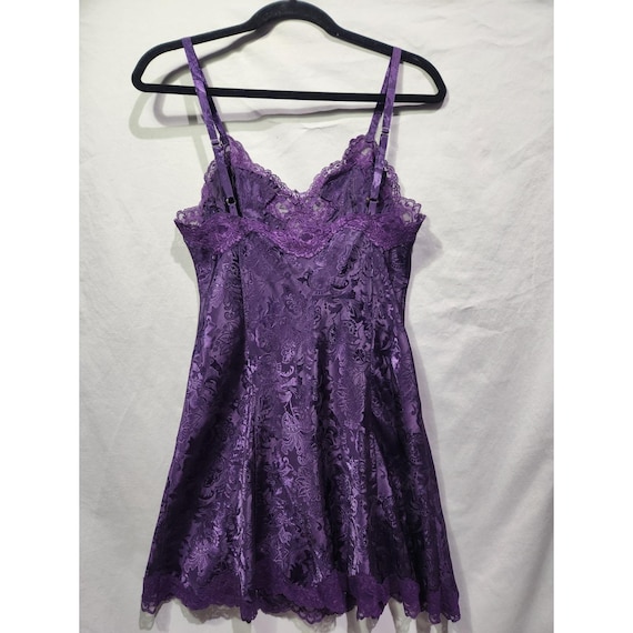 victoria's secret purple lace dress Buy SoSoft Modal Ribbed Lace-Trim Cross-Back Slip Dress, Fantasy Purple - Order Slips online