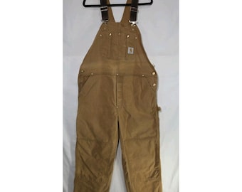 Kombinezon męski Carhartt 6FB Double Knee Duck Utility 44x30, vintage, wyprodukowany w USA