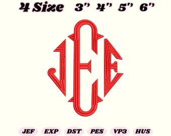 J.E.E Epstein Monogram Quarter Zip Embroidery Design, Custom Viral JEE Initials Half Zip Embroidery Design, USA Flag Sleeve Embroidery File