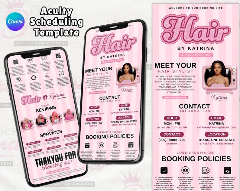 Acuity scheduling template hair stylist, Acuity scheduling template, Booking site template hairstylist, Acuity scheduling template, Website