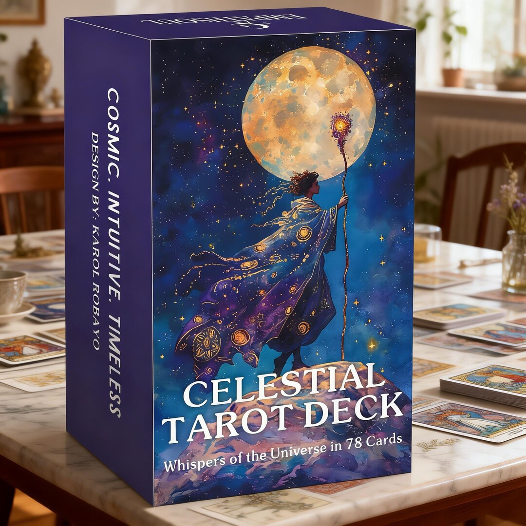 Celestial Tarot Deck 78cards Cosmic Moon Oracle Spiritual Divination ...