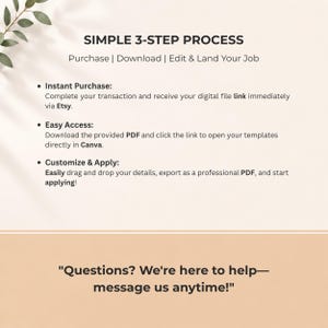 ATS Resume Bundle and 5 Career Success Tools Kit Canva Job Search System image 4