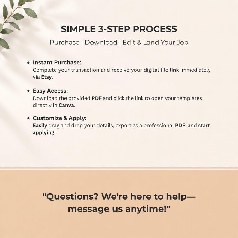 ATS Resume Bundle and 5 Career Success Tools Kit Canva Job Search System image 4