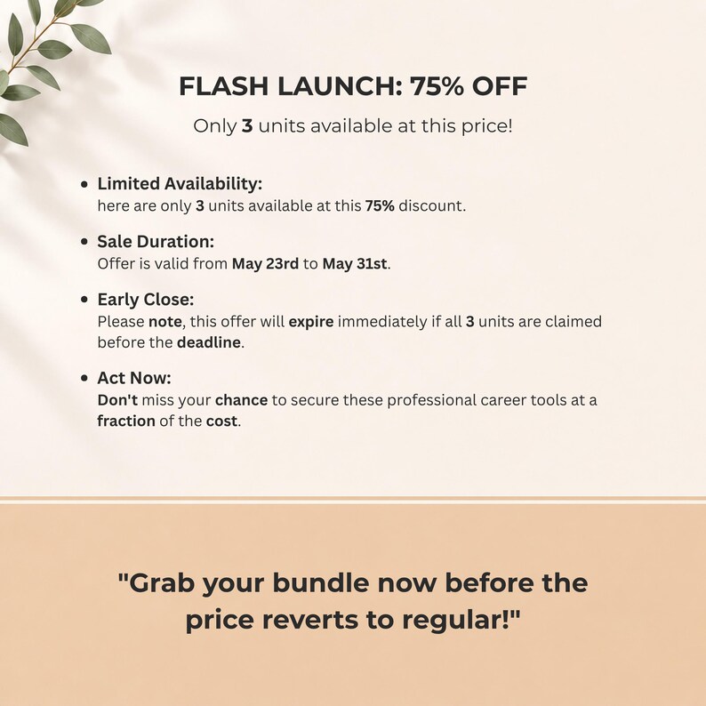 ATS Resume Bundle and 5 Career Success Tools Kit Canva Job Search System image 5