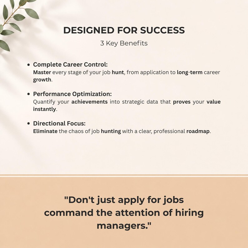 ATS Resume Bundle and 5 Career Success Tools Kit Canva Job Search System image 3