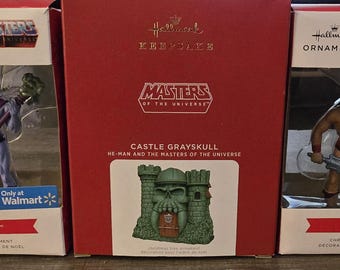 Hallmark Masters of the Universe Ornaments Castle Grayskull He-Man & Skeletor