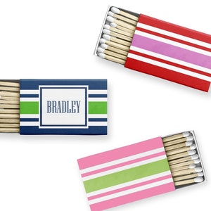 Ribbon Striped Matches
