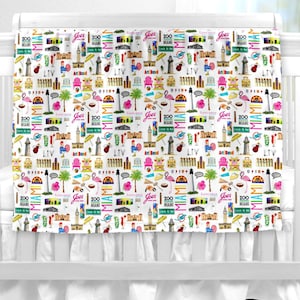 Iconic Miami FL Baby Blanket