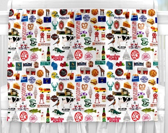 Iconic Wisconsin Baby Blanket