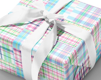 Madras Patchwork Gift Wrap