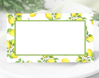 Lemon Place Cards - Etsy
