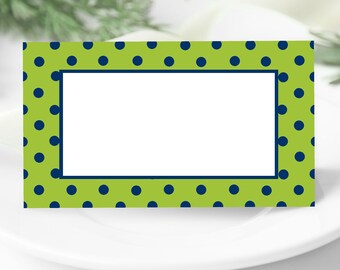 Polka Dot Place Cards - Etsy