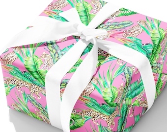 Pink Cheetah Gift Wrap