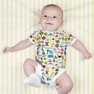 Iconic California Baby  Bodysuit