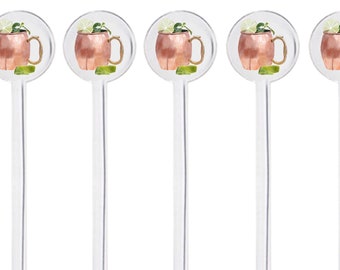 Moscow Mule Swizzle Sticks - Set of 10