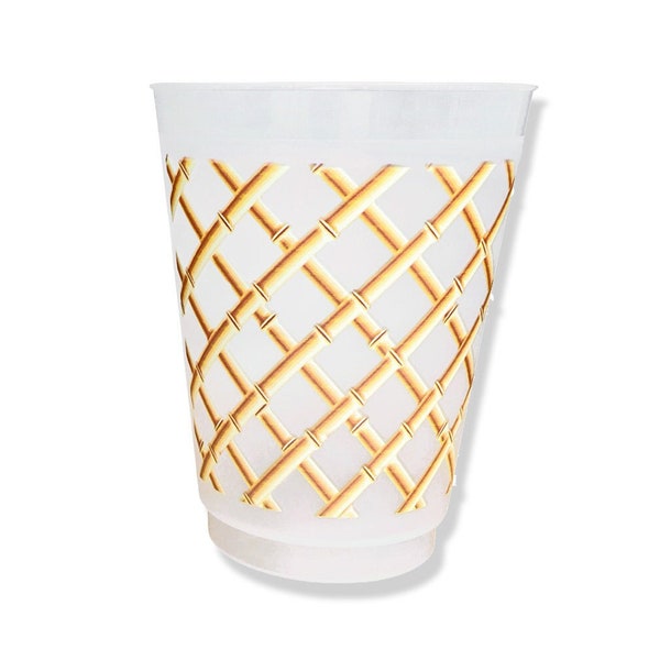 Bamboo Frosted Flex Shatterproof Cup - Set of 6