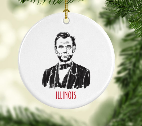Ornament - Black - Abe Lincoln Ornament - Black - Abe Lincoln