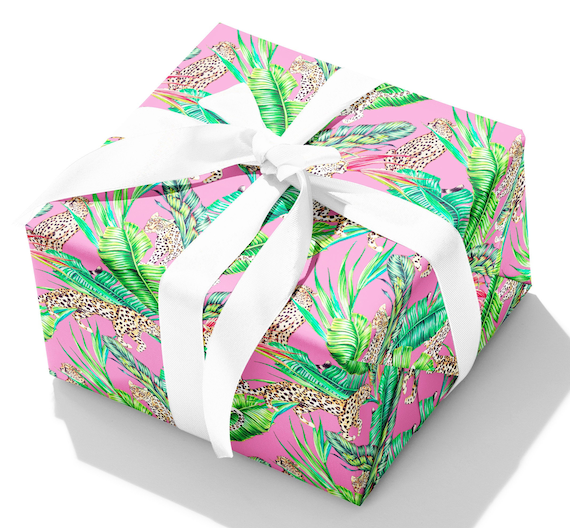 Pink Cheetah Gift Wrap by When I Was Your Age | Catch My Party
