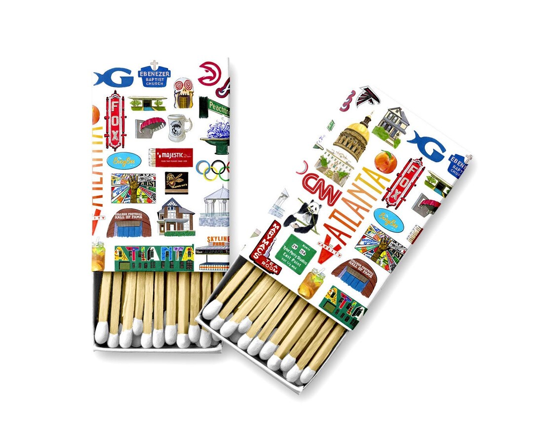 Iconic Atlanta Georgia Matches - Etsy