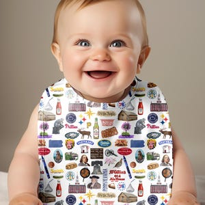 Iconic Pennsylvania Baby Bib