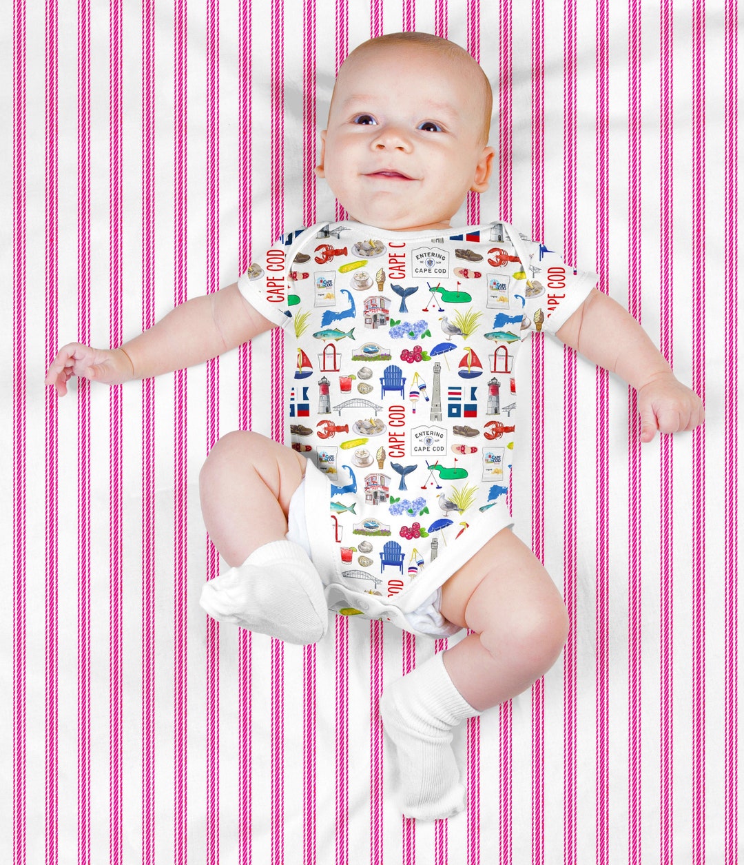 Iconic Cape Cod Baby Onesie Bodysuit Etsy