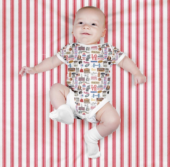 Iconic Philadelphia Baby Onesie Bodysuit by When I Was Your Age Catch