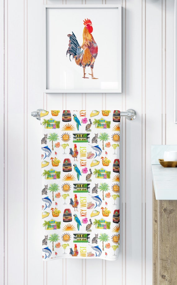 Iconic Key West towel by When I Was Your Age Catch My Party
