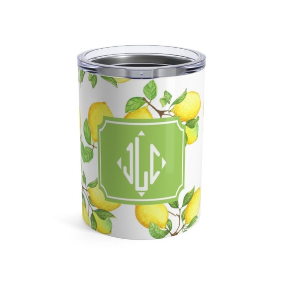 NEW! Personalized stainless steel 10 oz lemon tumbler Il_570xn
