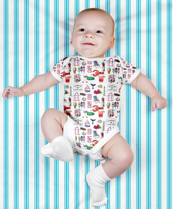 Iconic Cape Cod Baby Onesie Bodysuit by When I Was Your Age Catch My