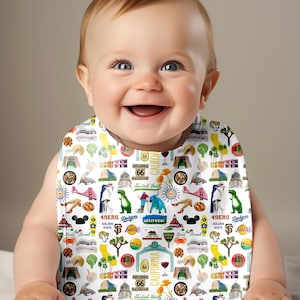 Iconic California Baby Bib