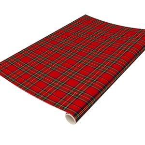 Royal Stewart Tartan Plaid Gift Wrap image 2