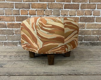 Desert Sands Pouf Ottoman- Pouf- Footstool- Octagonal Ottoman- by beckyzimmdesign