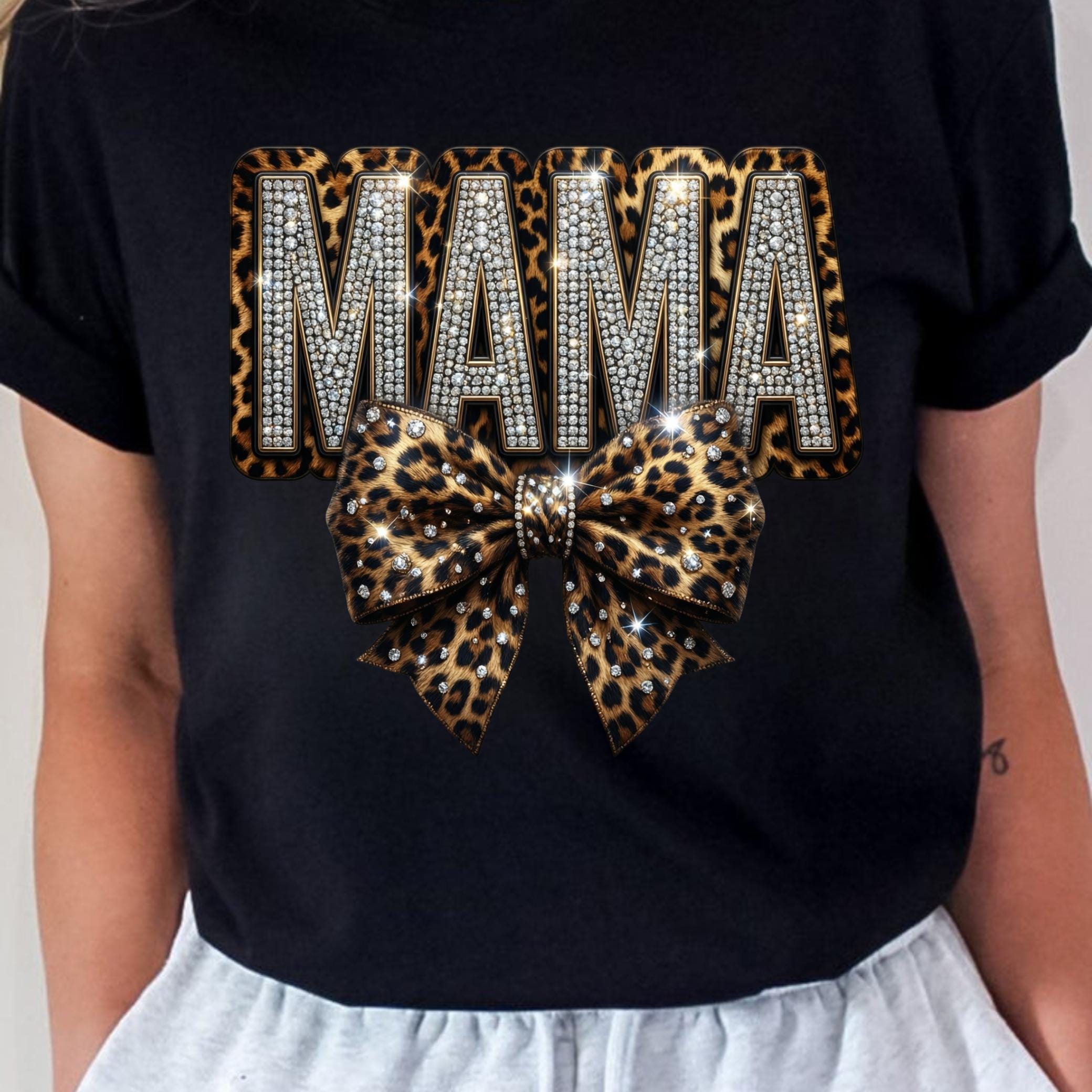 Leopard Bling Shirt - Etsy
