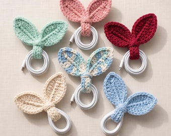 Leaf Cable Holder Crochet Pattern PDF, Cord Organizer, Sprout Cable Tie, Aesthetic Tech Accessory, DIY Crochet Gift