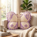 Crochet Butterfly Pillow Pattern PDF, Plush Butterfly Cushion Crochet Tutorial, Amigurumi Home Decor Pillow, Intermediate Pattern product logo