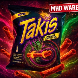 Takis Dragon Sweet Chilli - 100 g (VS - Import)