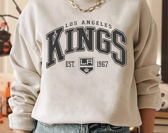 SurrealStyle204 90s Los Angeles La Kings Vintage T-Shirt Size Small Black NHL 1992 Single Stitch