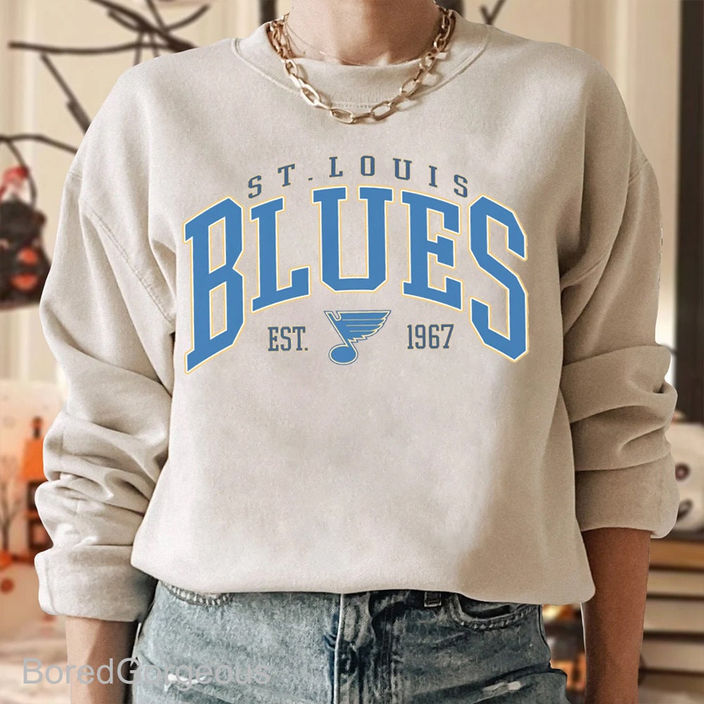 St. Louis Blues Vintage T Shirt 2010 Gildan