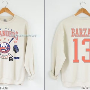 Nhl New York Islanders Women's White Long Sleeve Fleece Crew Sweatshirt - S  : Target