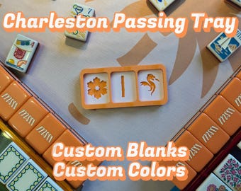 Charleston Passing Tray | American Mahjong Tile Holder | Mahjong Game Accessory | 3D Printed Mahjong Gift | Tile Transfer Tray