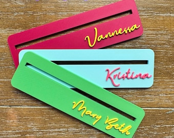 Personalized Mahjong Line Reader Tool | 3D Printed Tile Guide | Custom Mahjong Gift for Players