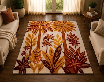 Autumn Bloom – Hand-Tufted Wool Hall Rug