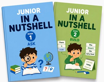 Speaking Workbook Bundle Books 1 2 Printable English Grammar to Speaking Bridge for Kids