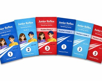 Kids ESL Speaking Workbook Bundle | 3 Student Books + 3 Guides | Junior English Practice | Printable