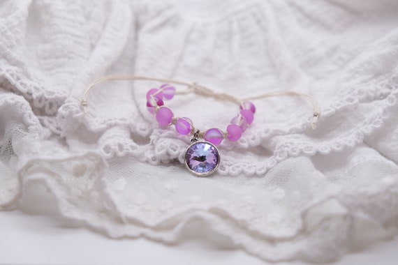 Gem Hemp Bracelet