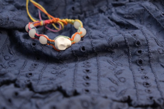 Skull Hemp Bracelet