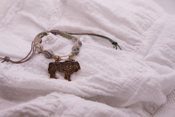 Bison Hemp Bracelet
