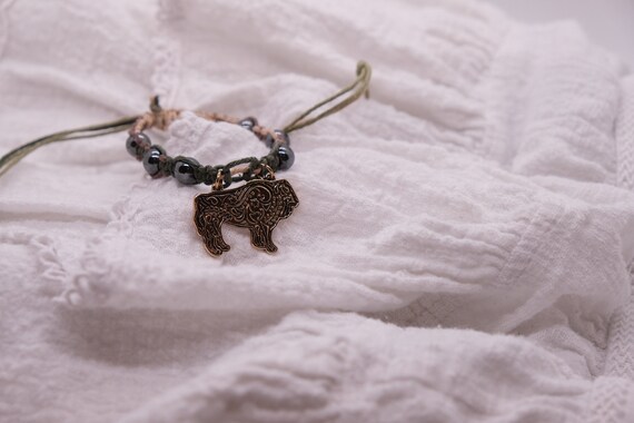 Bison Hemp Bracelet